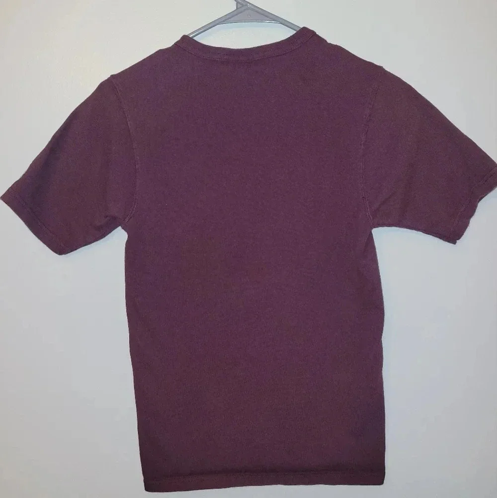 Champion Burgundy Tee Men's size X-Small LOT-F - Picture 5 of 5